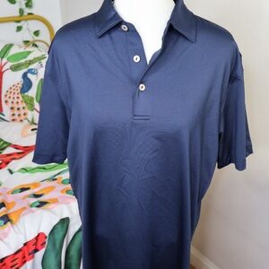Peter Millar Deep Blue Polo Shirt